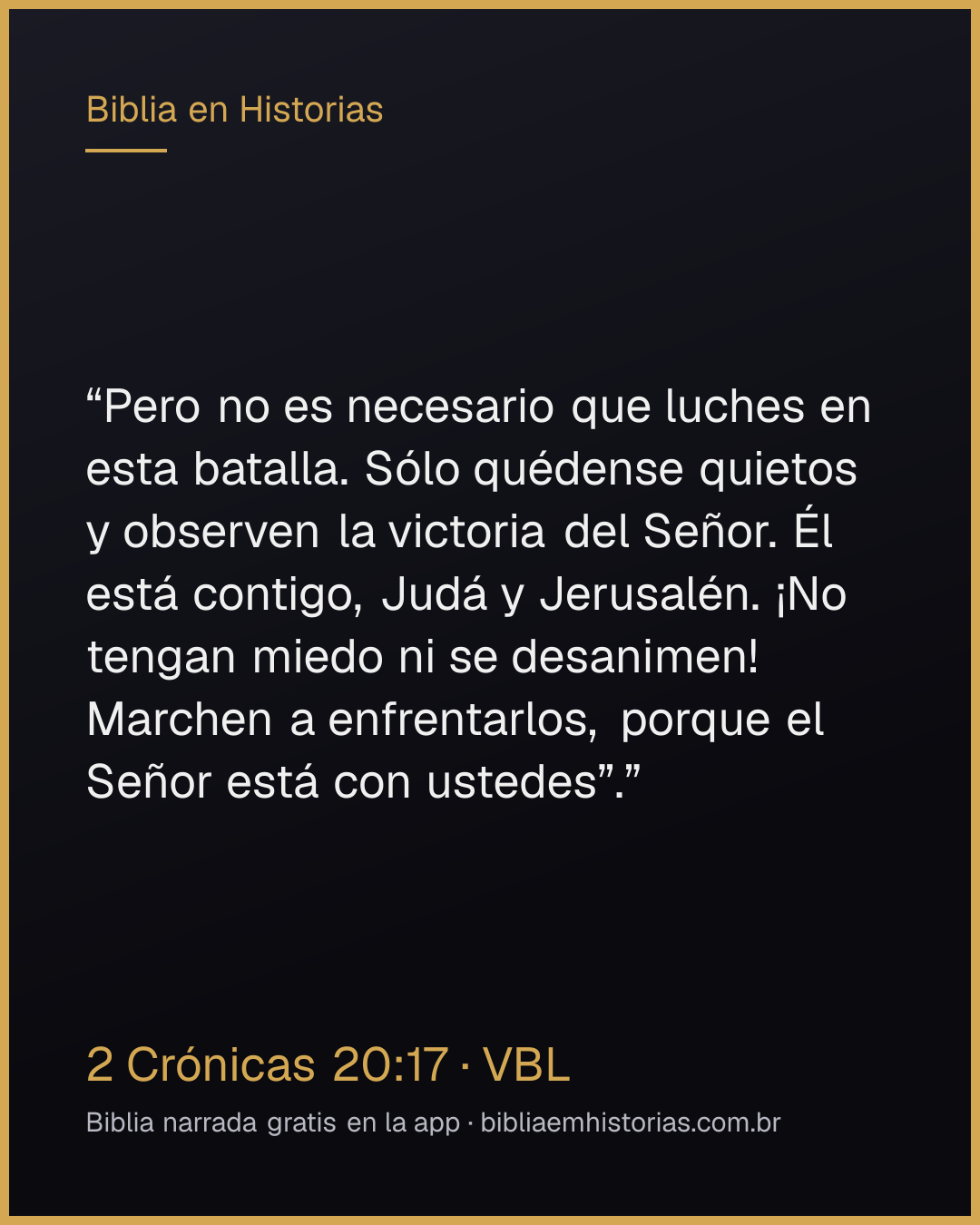 Imagen del versículo 2 Crónicas 20:17 para compartir