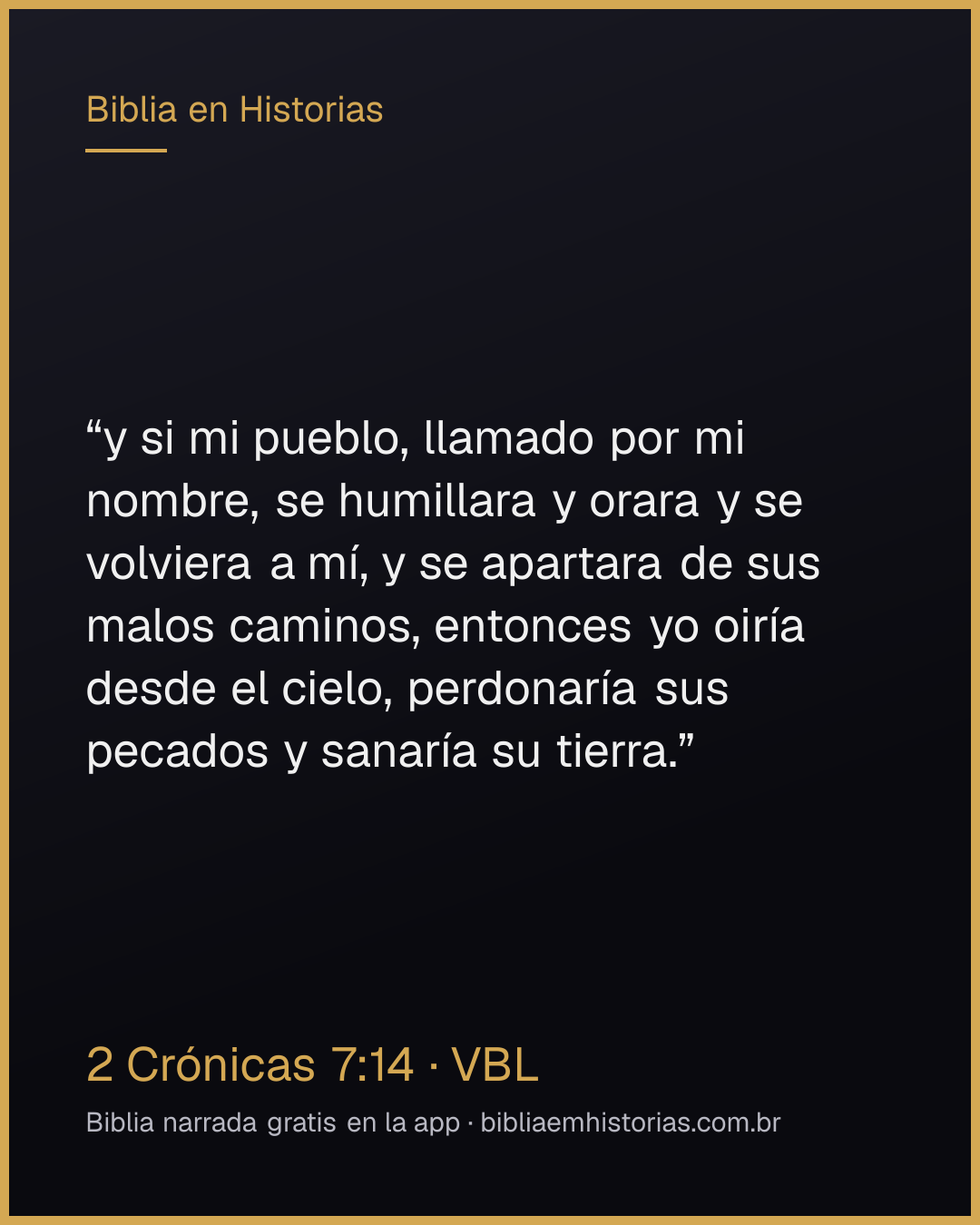 Imagen del versículo 2 Crónicas 7:14 para compartir