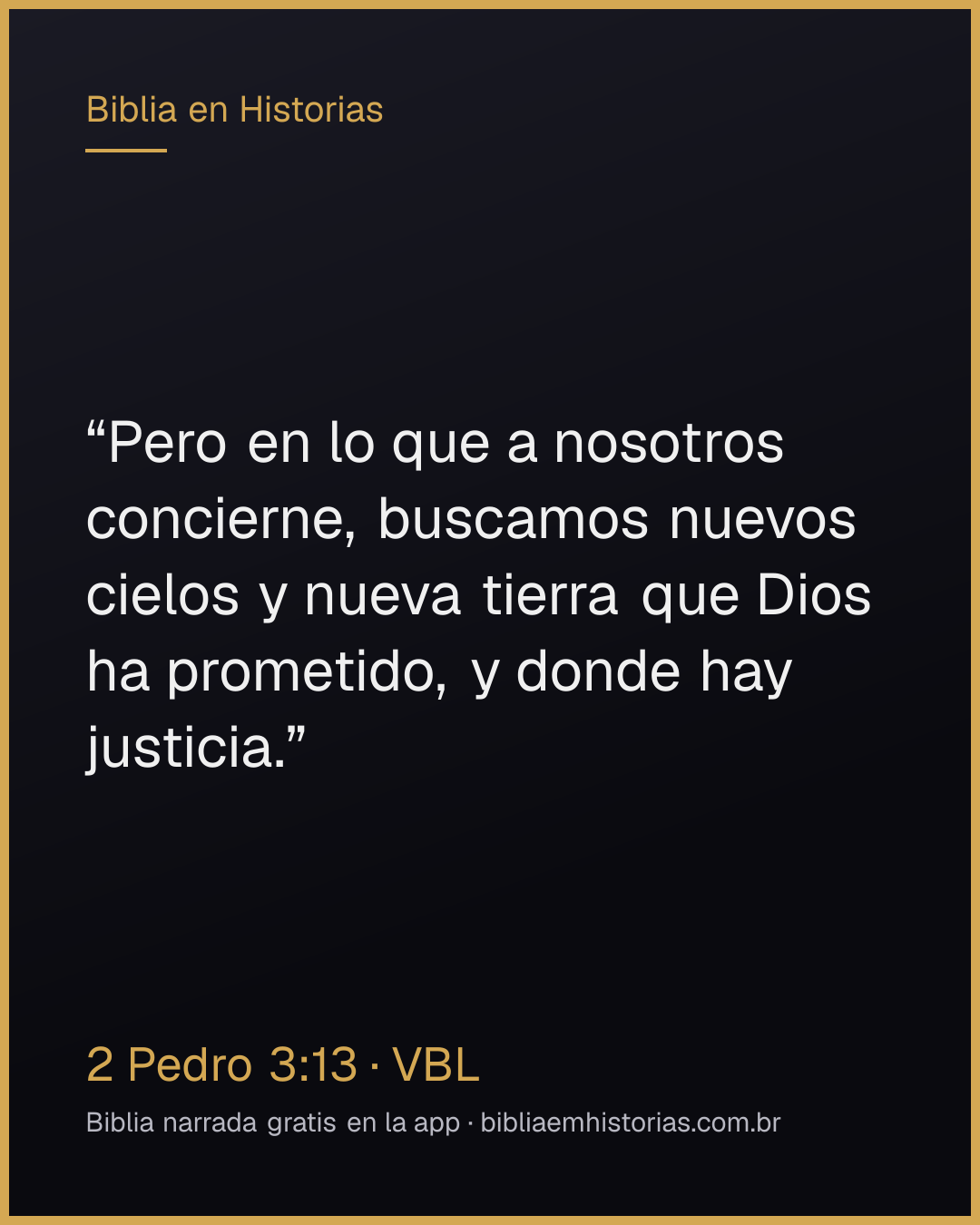 Imagen del versículo 2 Pedro 3:13 para compartir