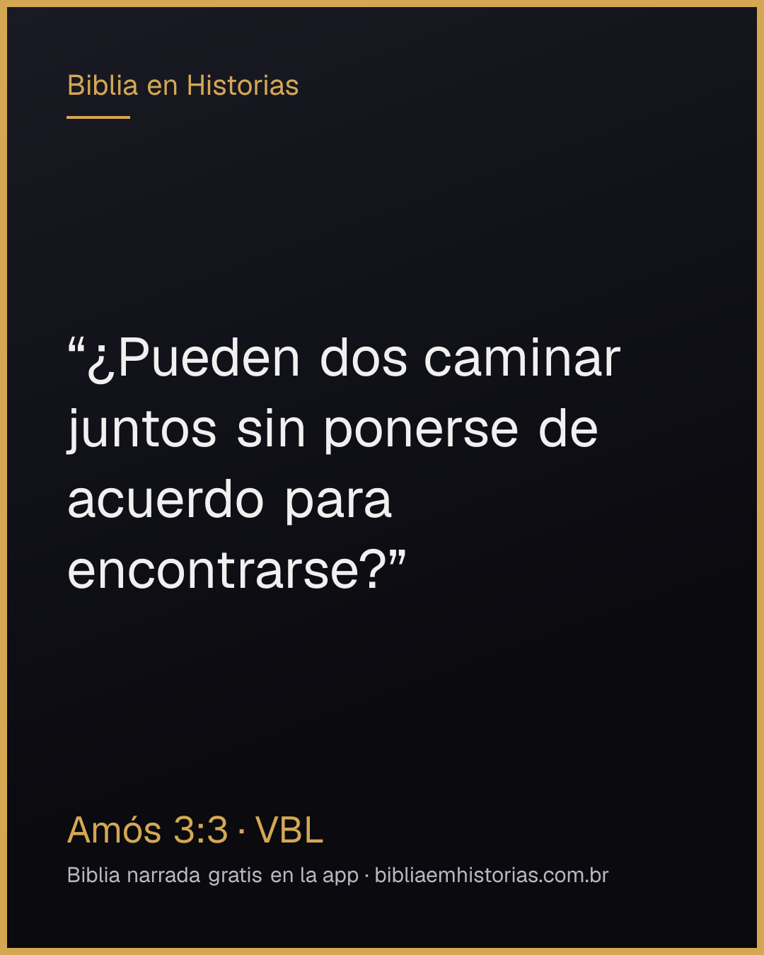 Imagen del versículo Amós 3:3 para compartir