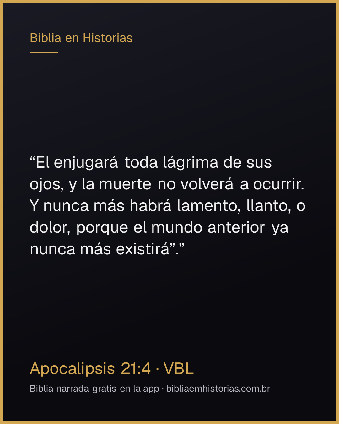 Imagen del versículo Apocalipsis 21:4 para compartir