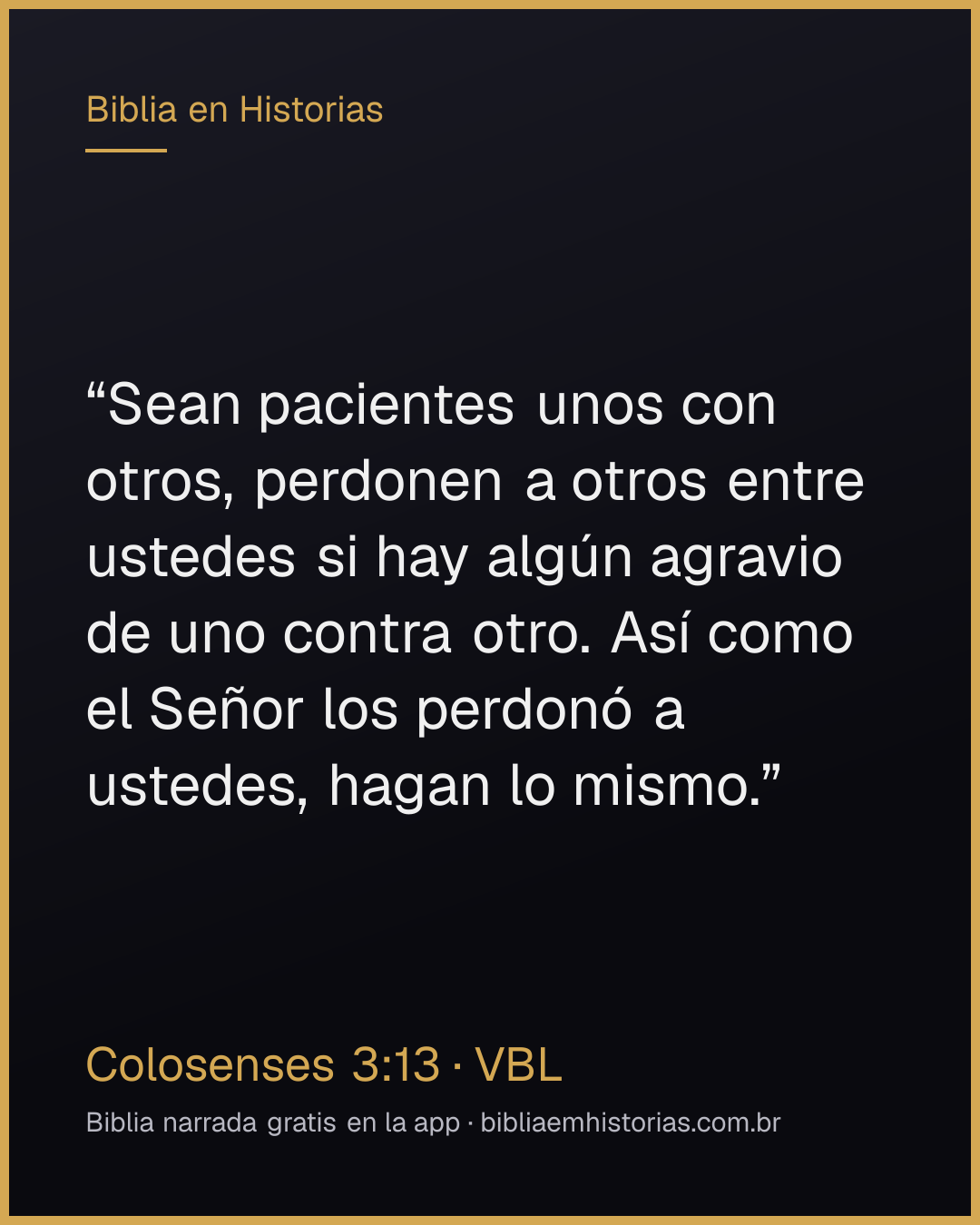 Imagen del versículo Colosenses 3:13 para compartir