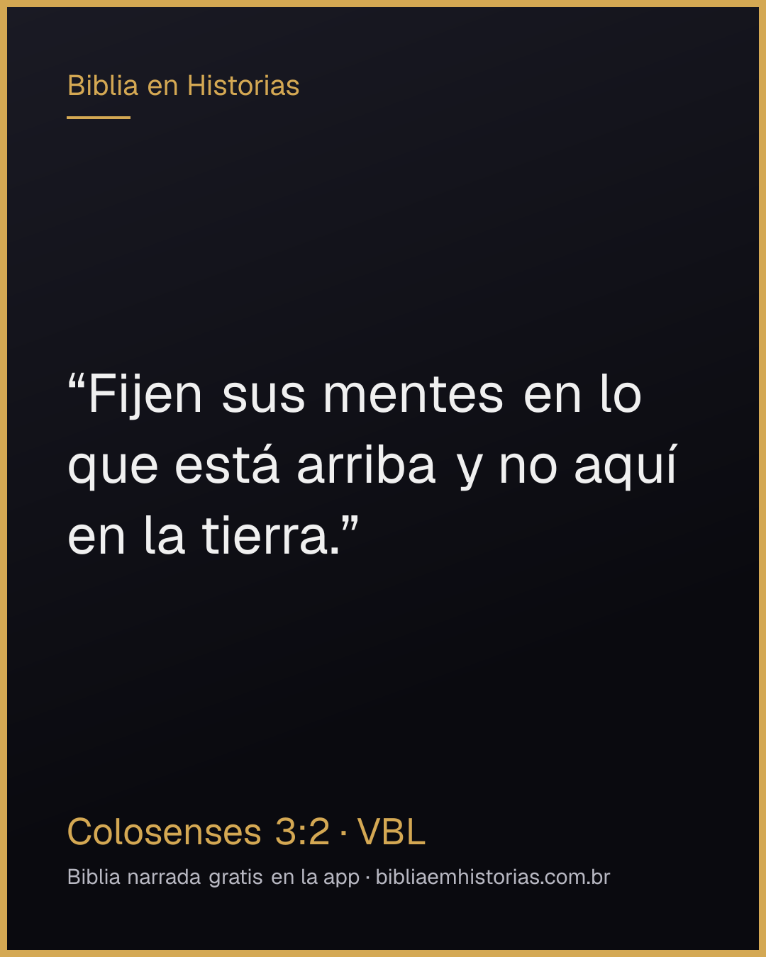Imagen del versículo Colosenses 3:2 para compartir