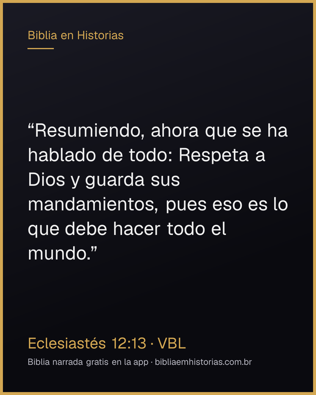 Imagen del versículo Eclesiastés 12:13 para compartir