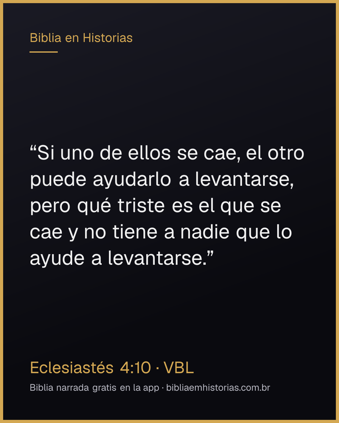 Imagen del versículo Eclesiastés 4:10 para compartir
