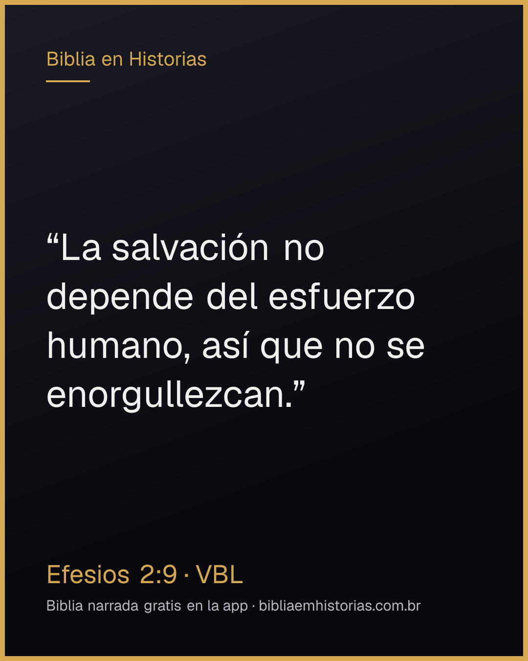 Imagen del versículo Efesios 2:9 para compartir