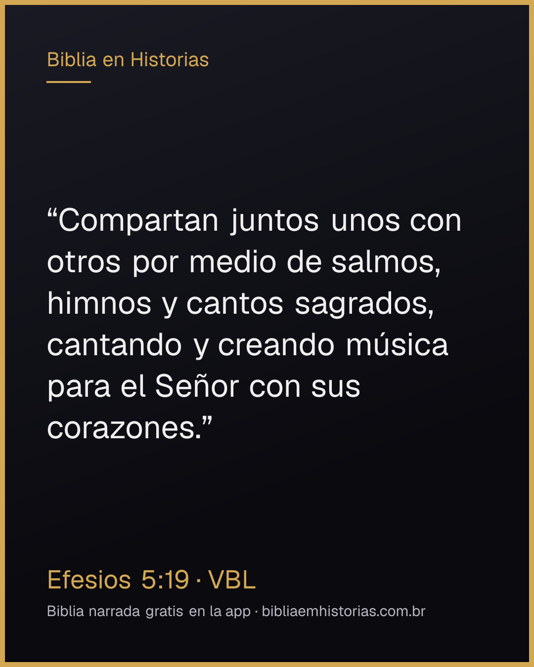 Imagen del versículo Efesios 5:19 para compartir