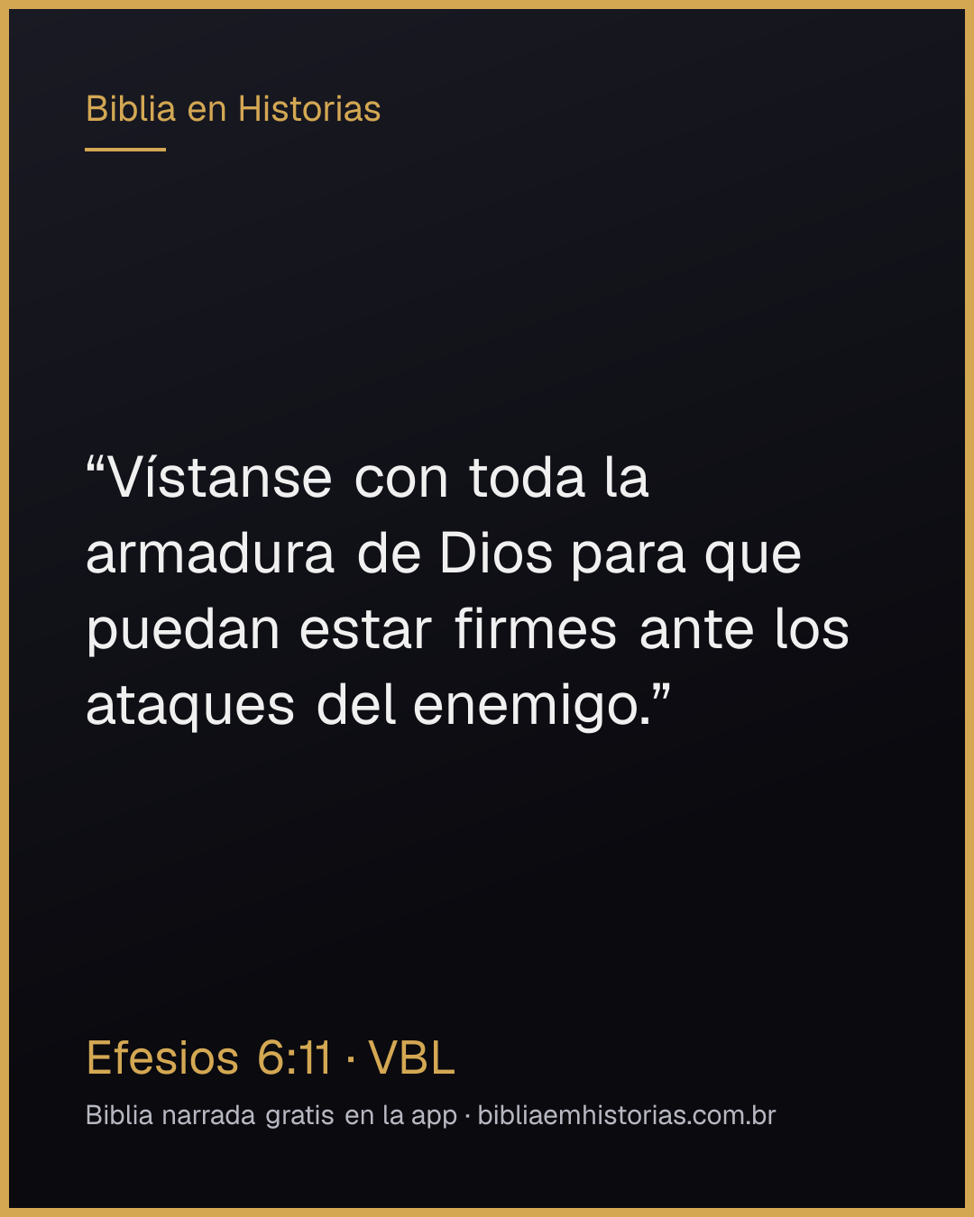 Imagen del versículo Efesios 6:11 para compartir