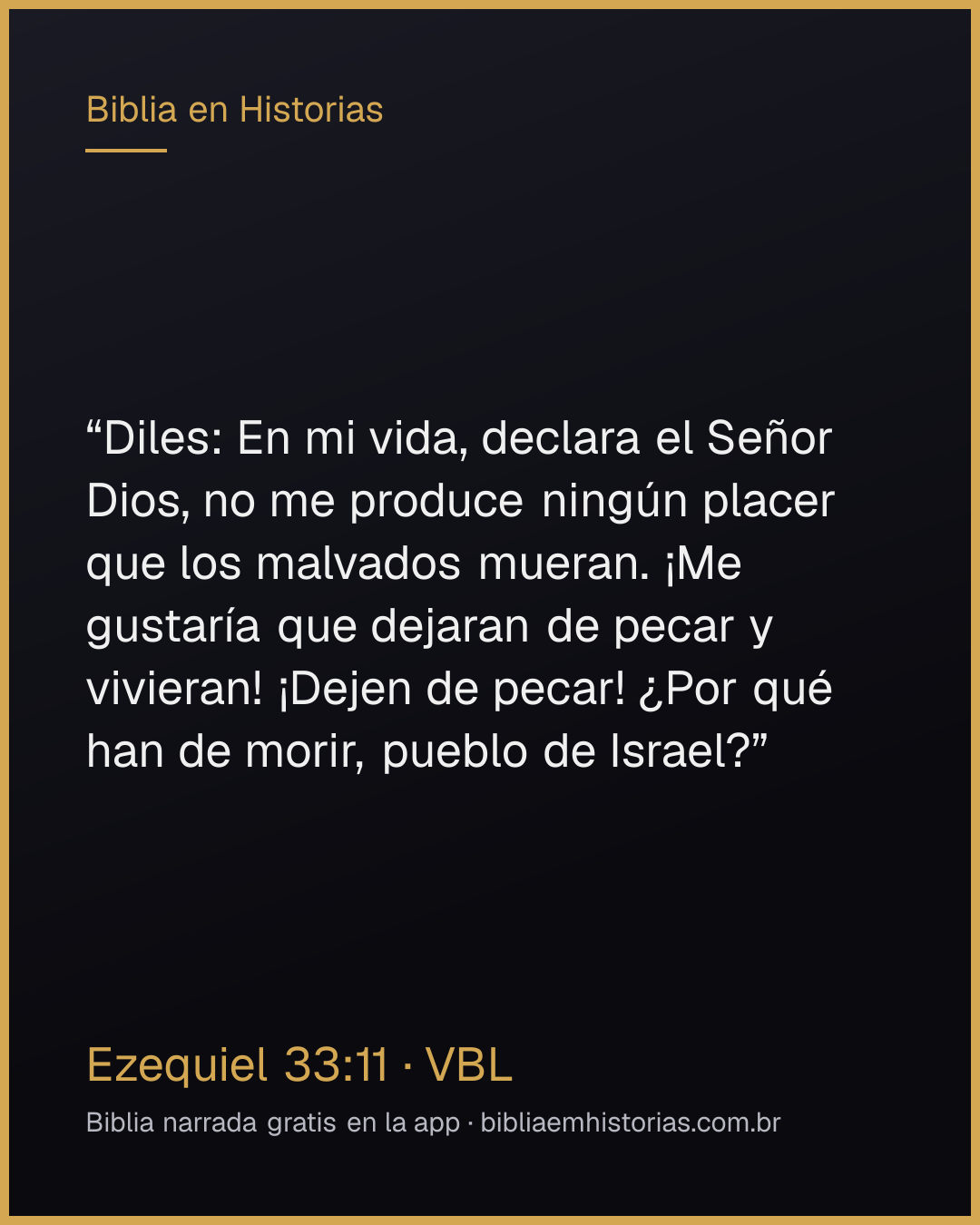 Imagen del versículo Ezequiel 33:11 para compartir