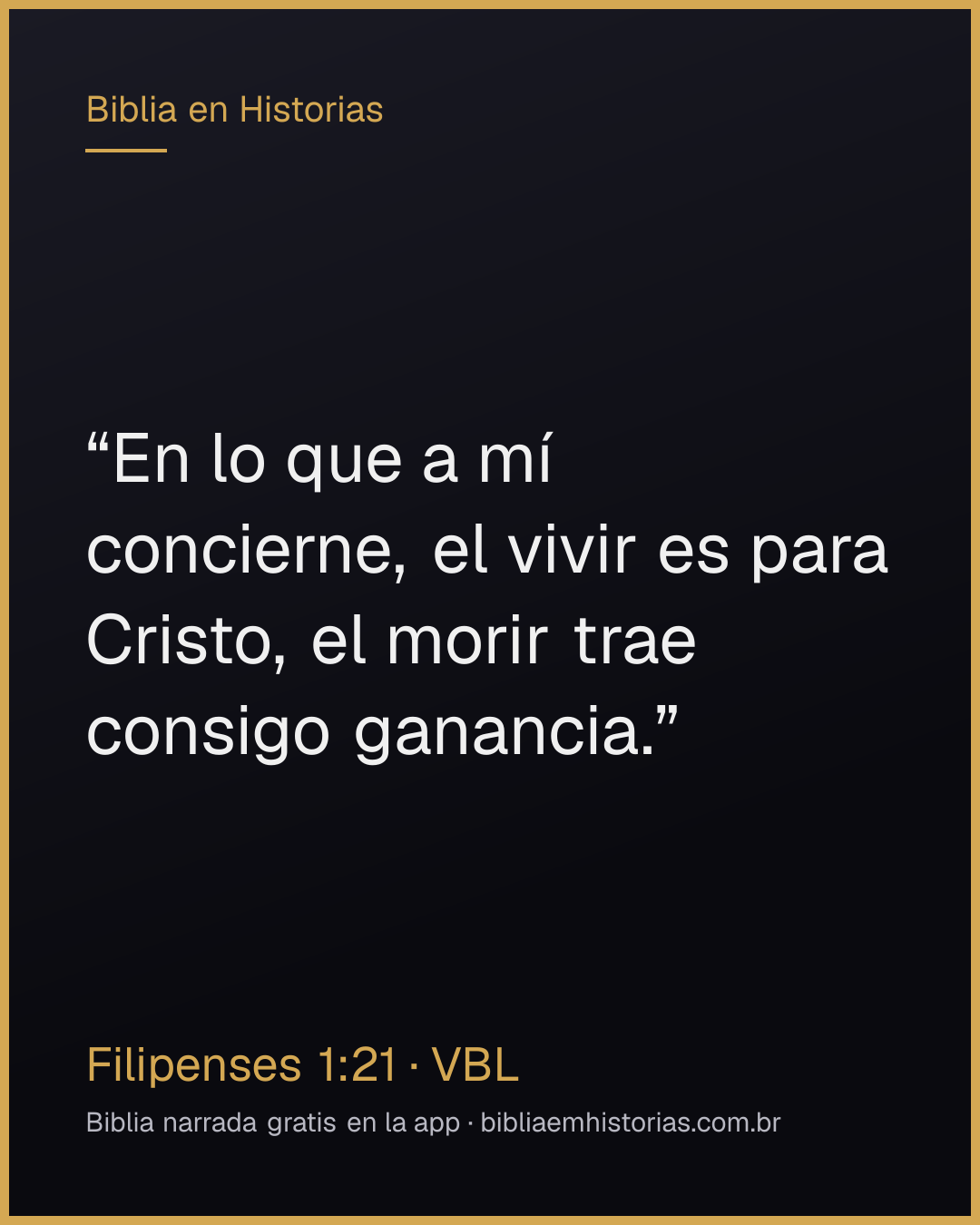 Imagen del versículo Filipenses 1:21 para compartir