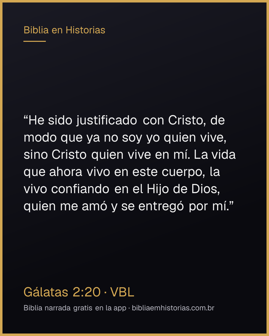 Imagen del versículo Gálatas 2:20 para compartir