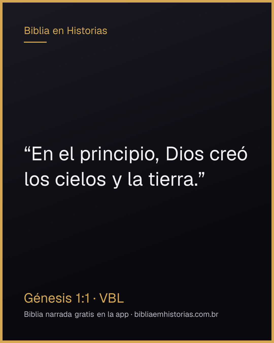 Imagen del versículo Génesis 1:1 para compartir