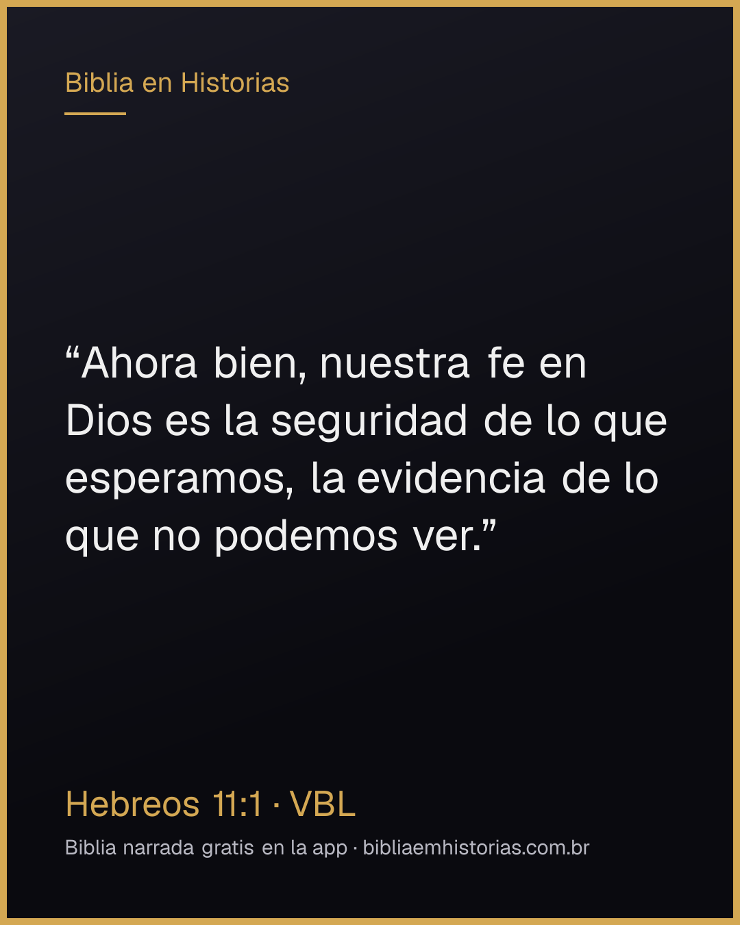 Imagen del versículo Hebreos 11:1 para compartir