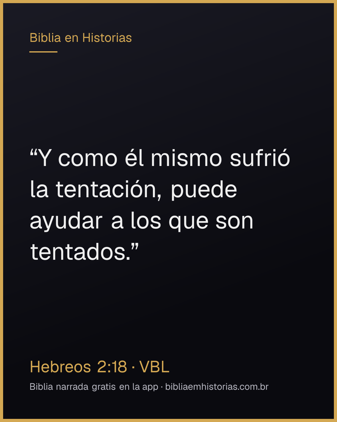 Imagen del versículo Hebreos 2:18 para compartir