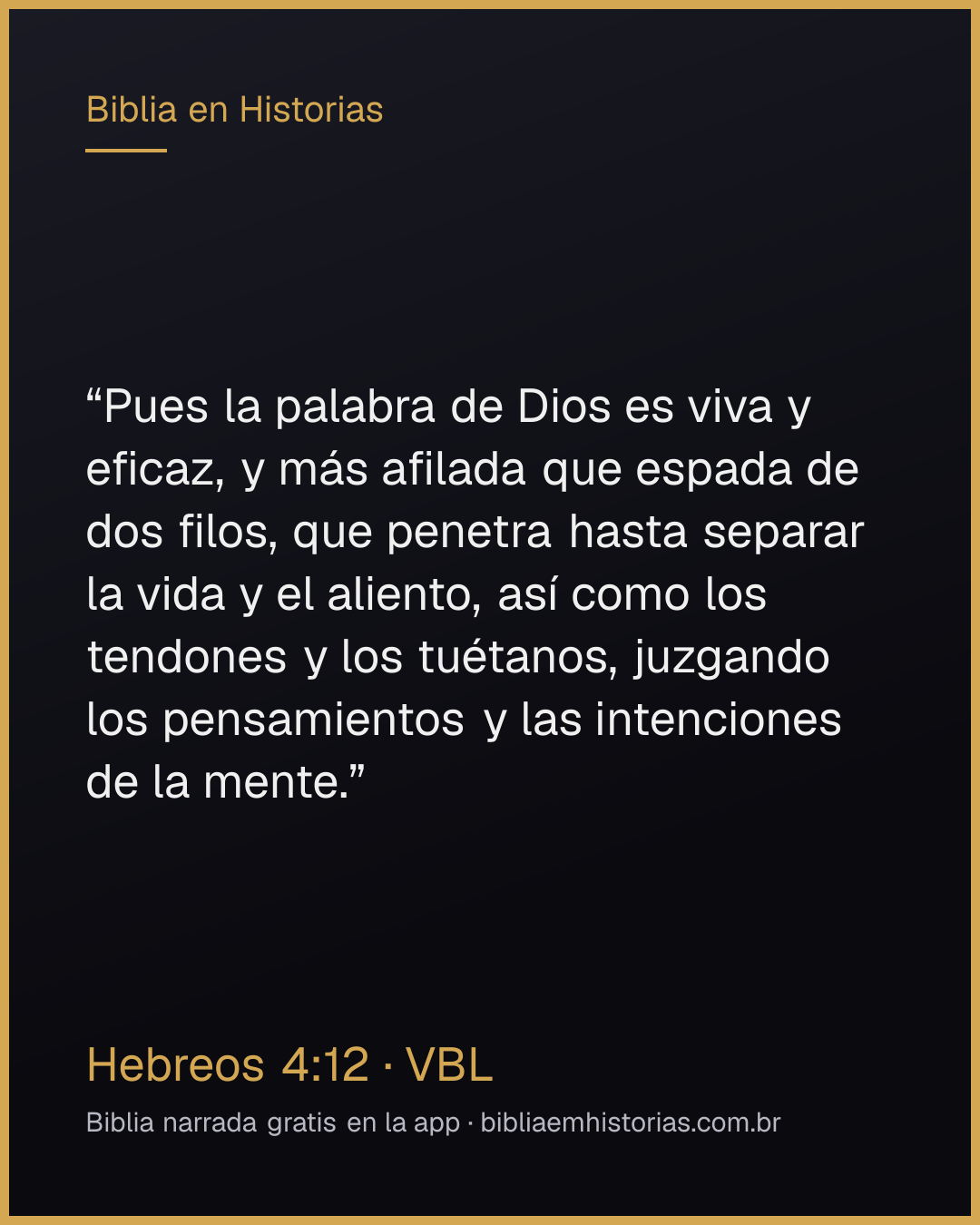 Imagen del versículo Hebreos 4:12 para compartir