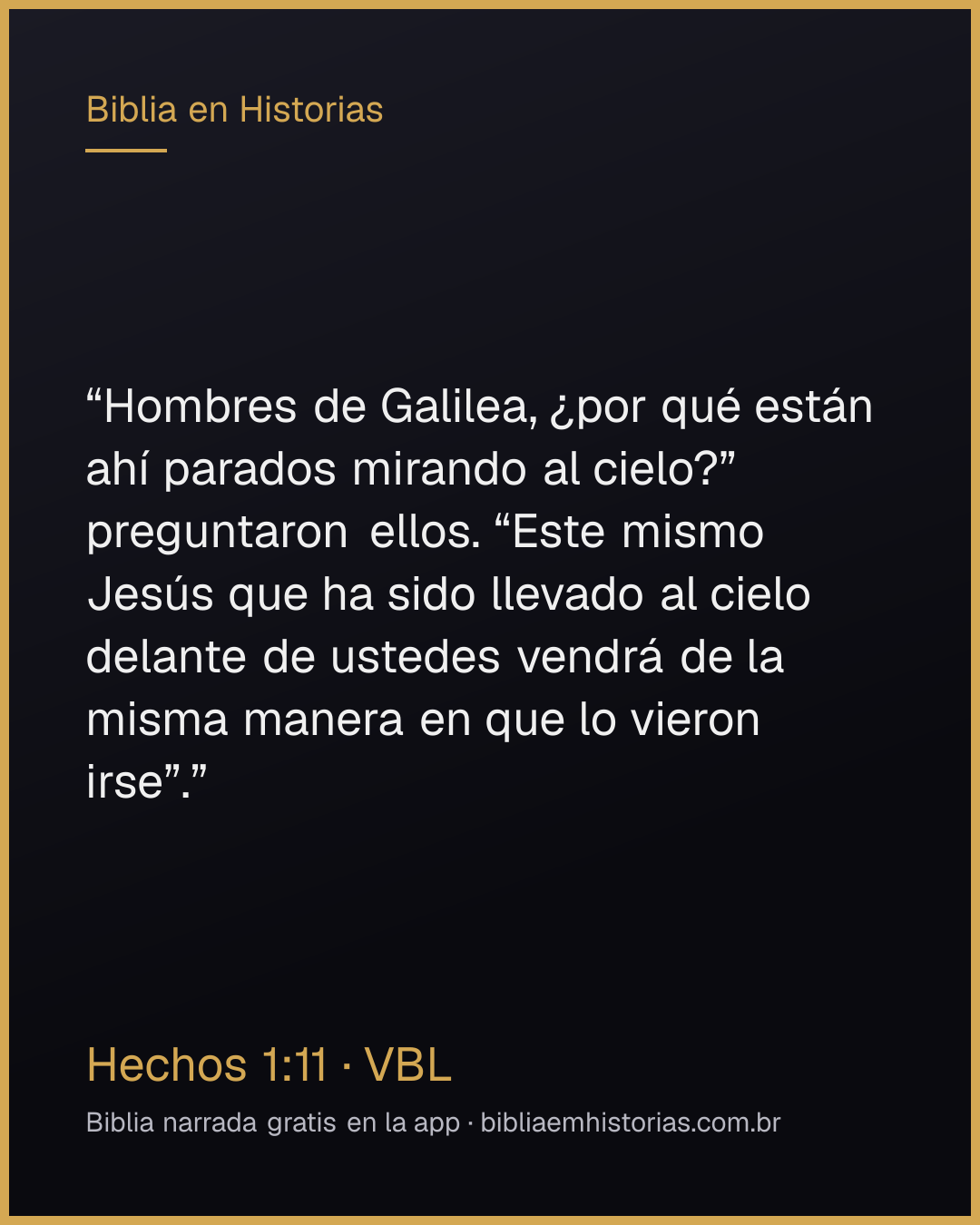 Imagen del versículo Hechos 1:11 para compartir