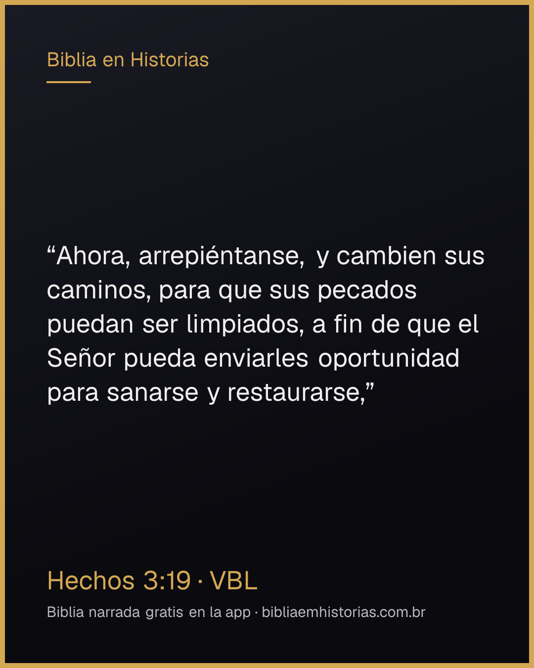 Imagen del versículo Hechos 3:19 para compartir