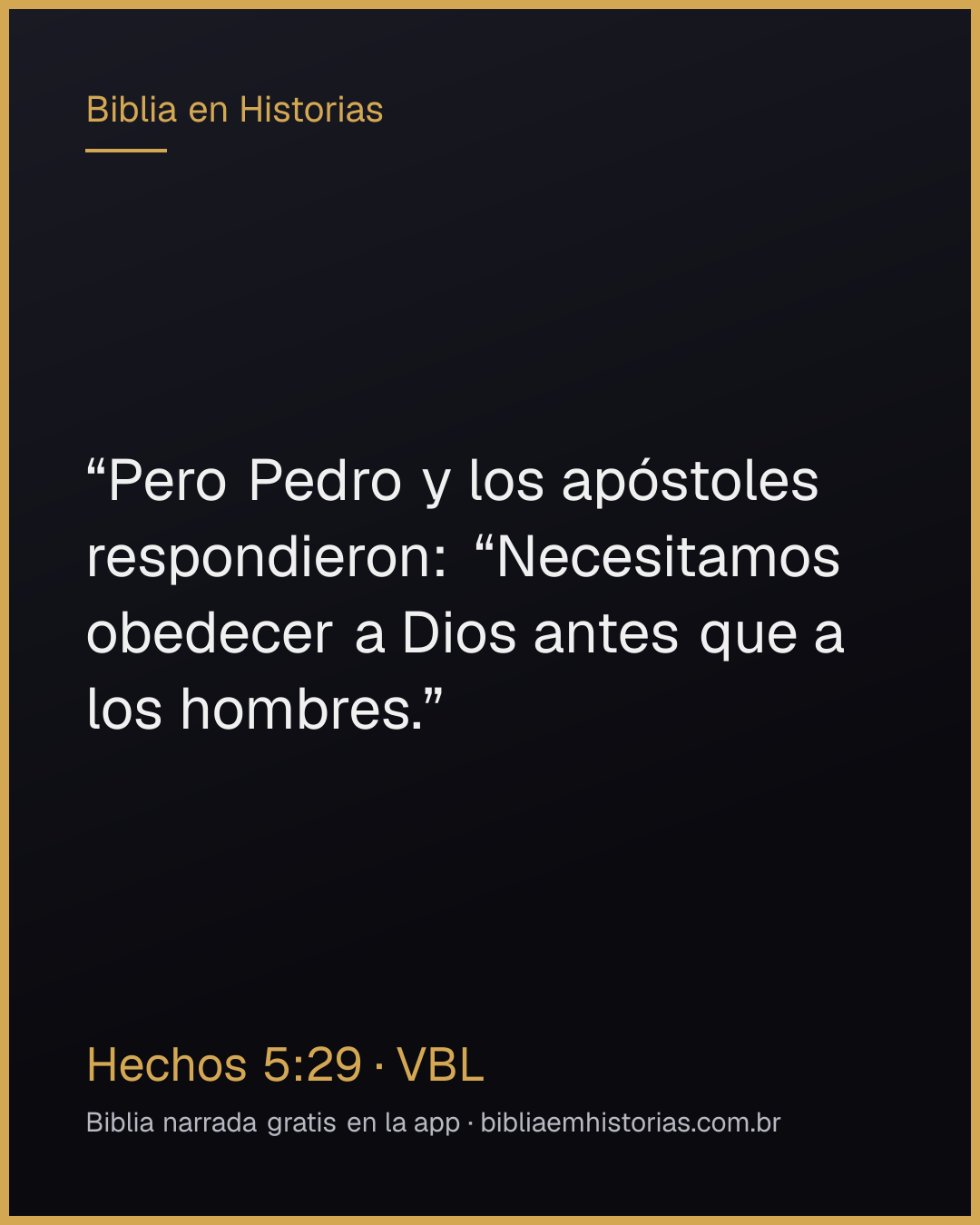 Imagen del versículo Hechos 5:29 para compartir