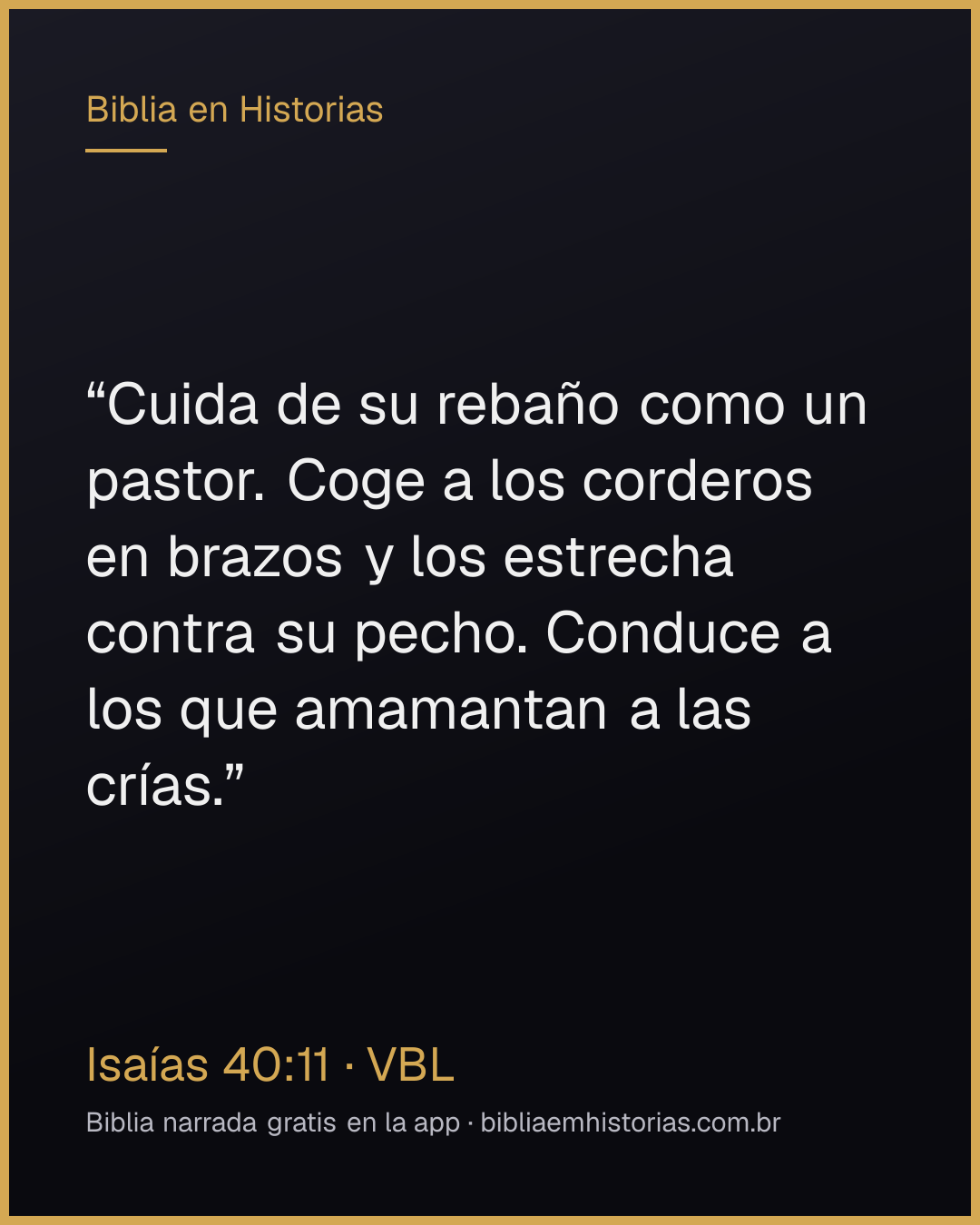 Imagen del versículo Isaías 40:11 para compartir