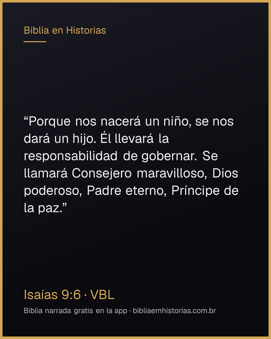 Imagen del versículo Isaías 9:6 para compartir