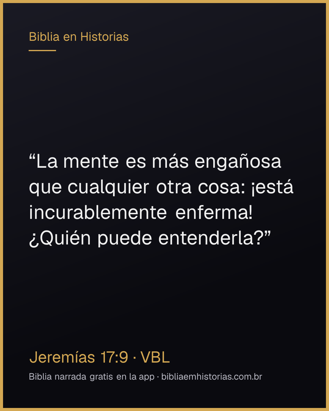 Imagen del versículo Jeremías 17:9 para compartir
