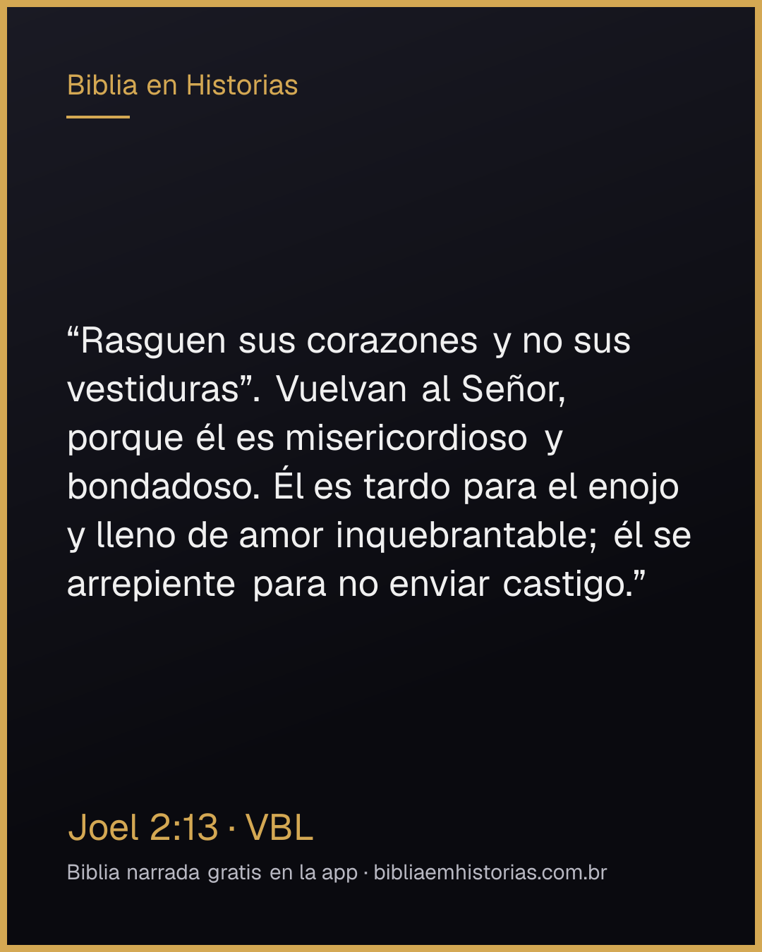 Imagen del versículo Joel 2:13 para compartir