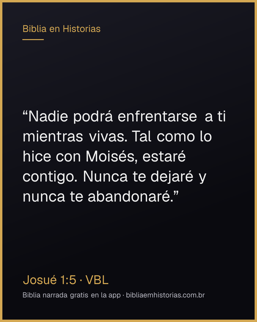 Imagen del versículo Josué 1:5 para compartir