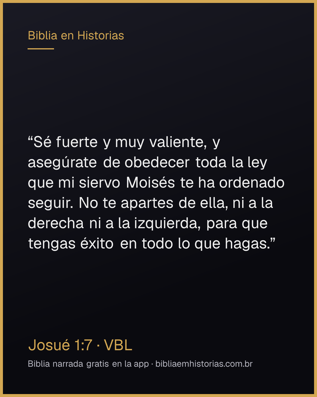 Imagen del versículo Josué 1:7 para compartir