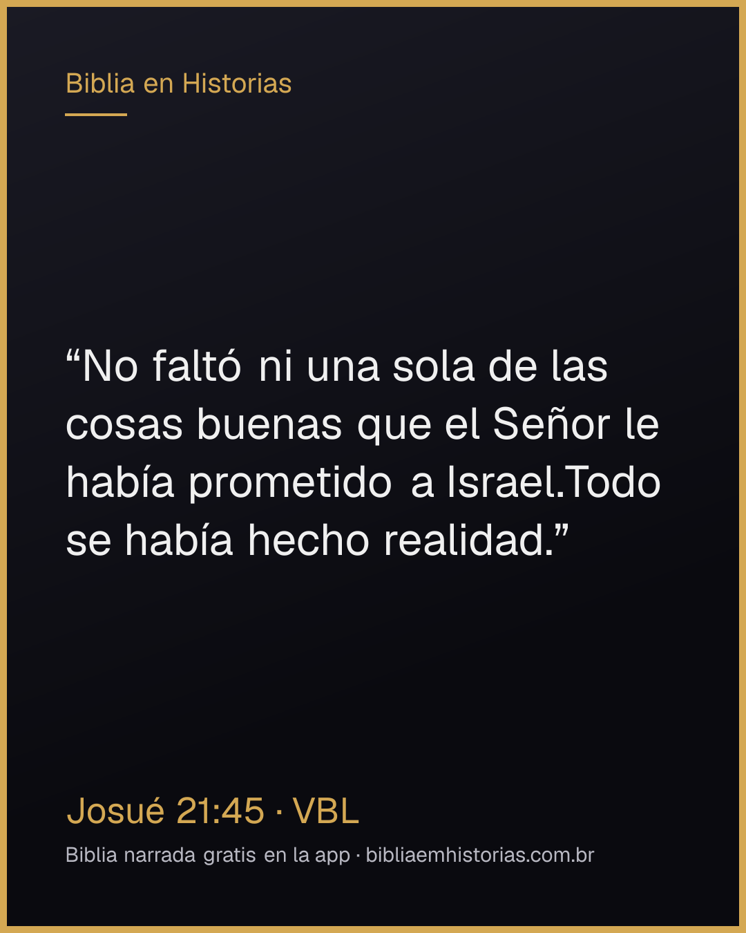 Imagen del versículo Josué 21:45 para compartir