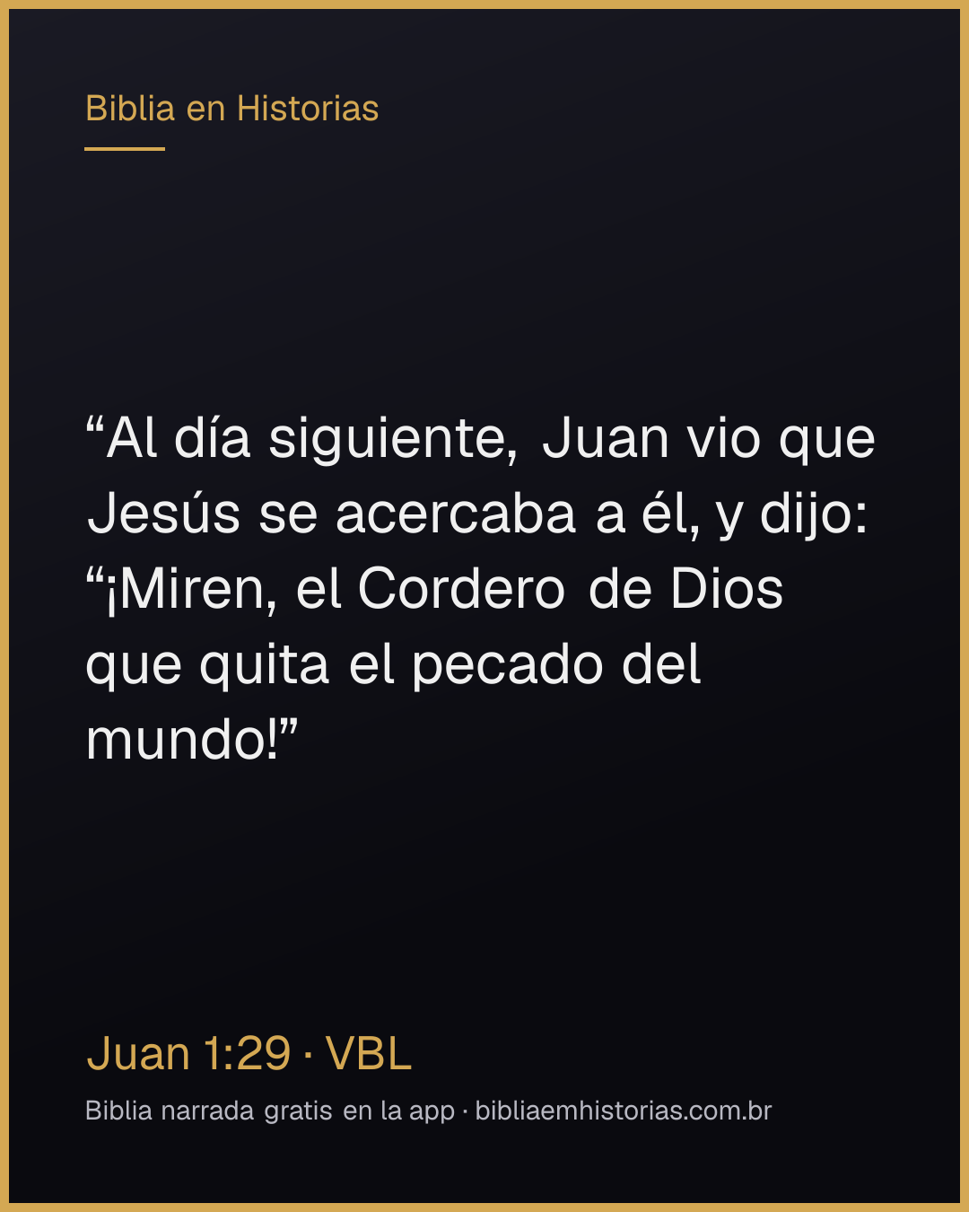 Imagen del versículo Juan 1:29 para compartir