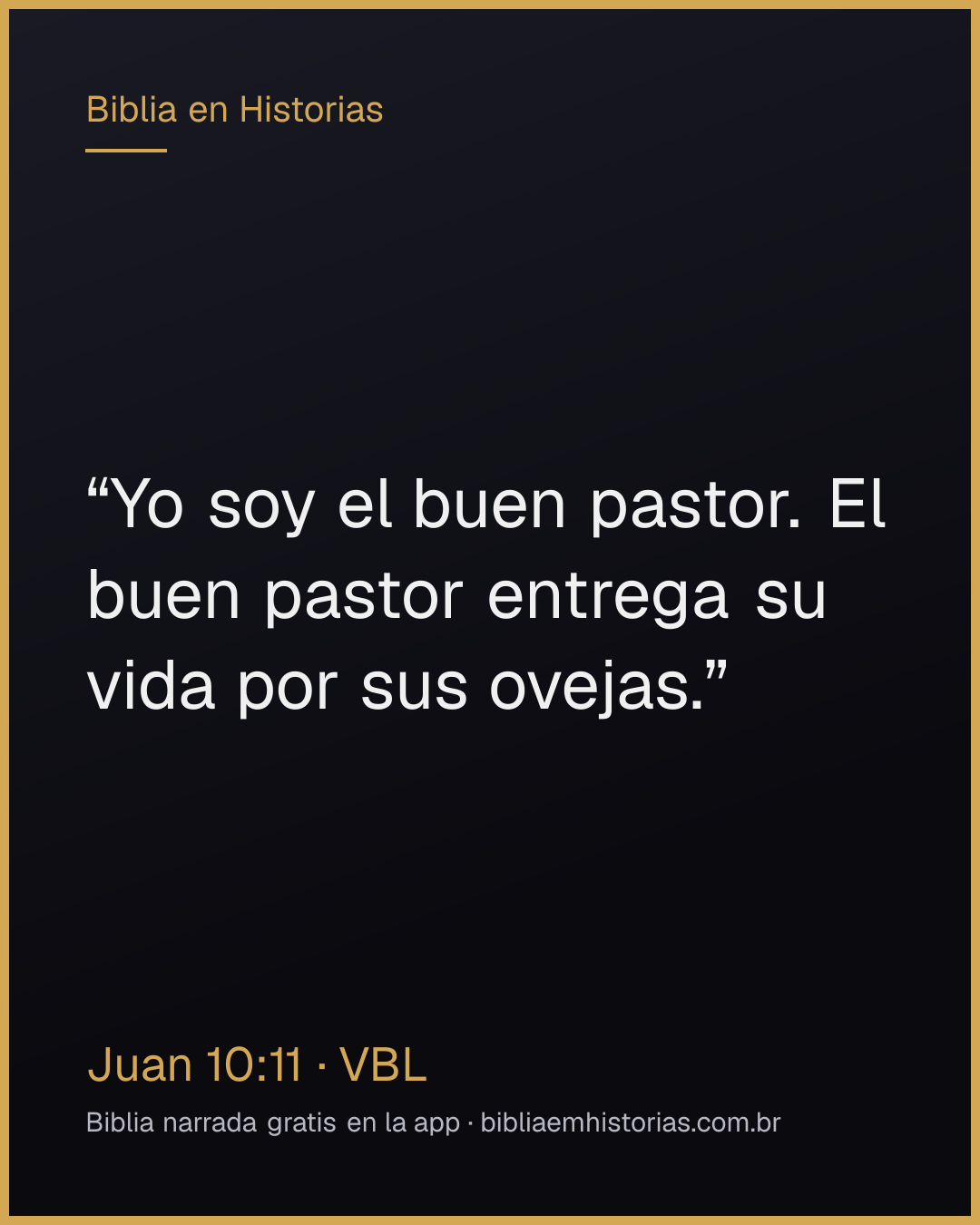 Imagen del versículo Juan 10:11 para compartir