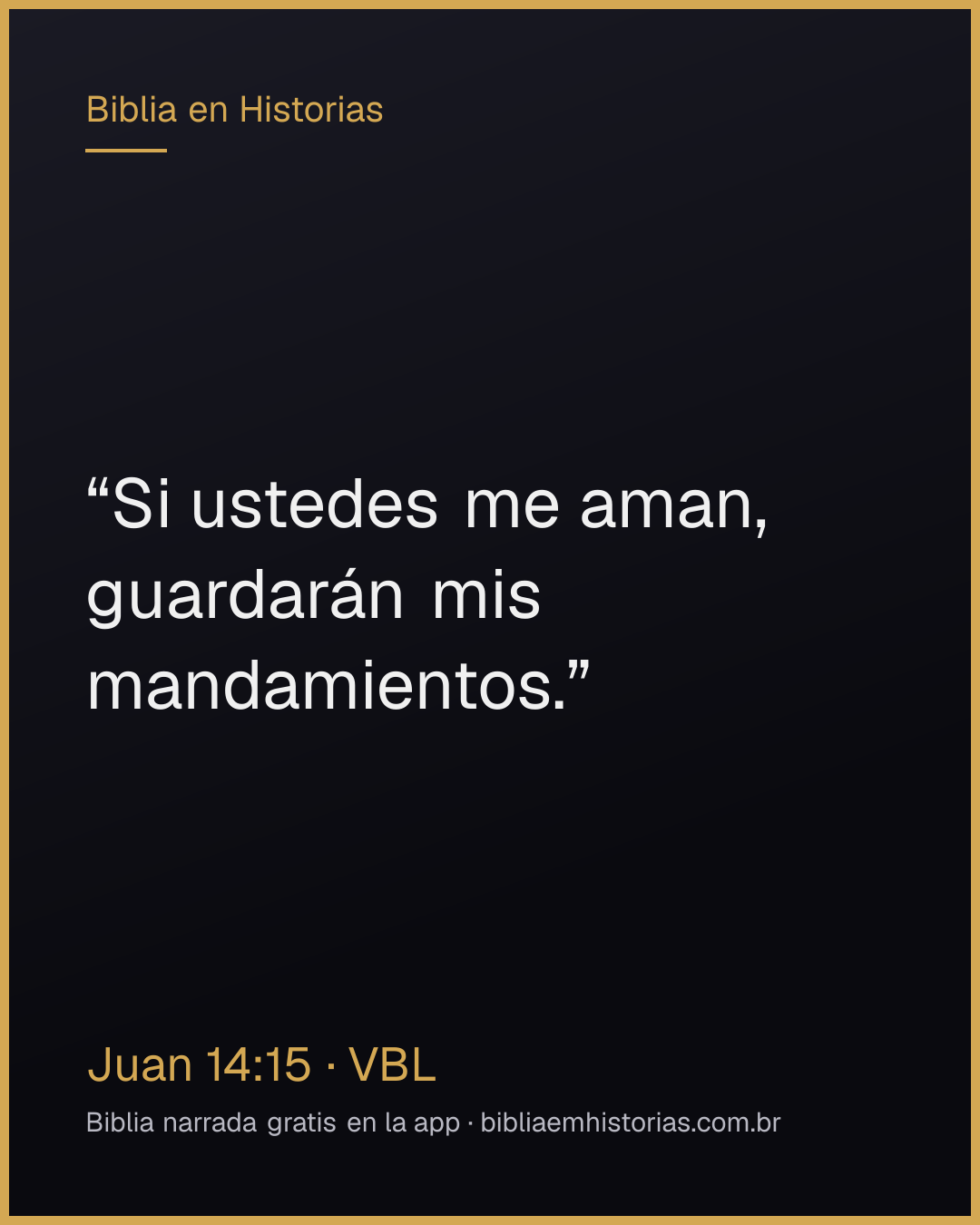 Imagen del versículo Juan 14:15 para compartir