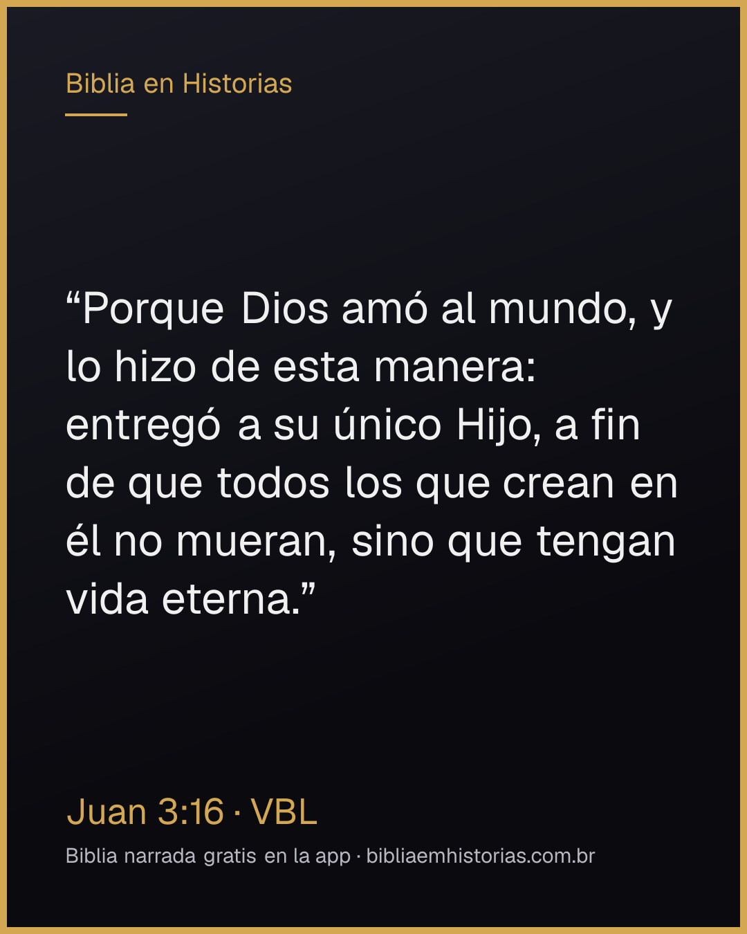 Imagen del versículo Juan 3:16 para compartir