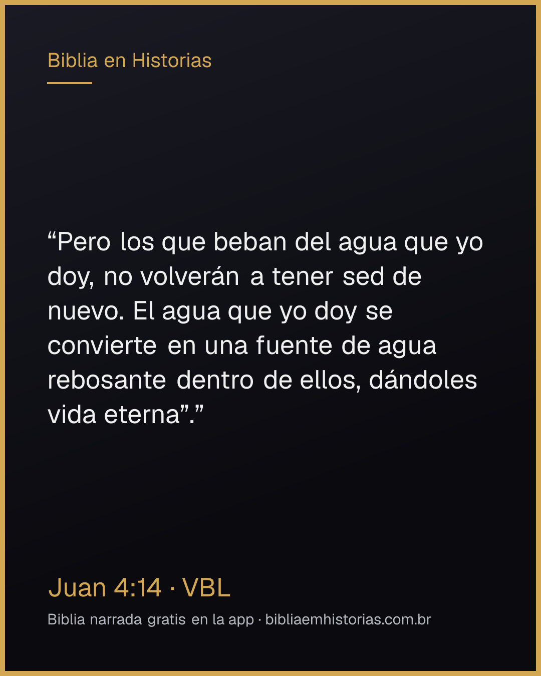Imagen del versículo Juan 4:14 para compartir