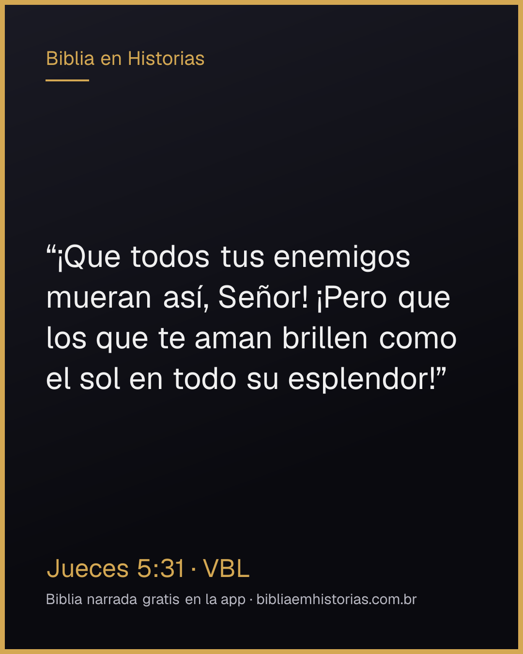 Imagen del versículo Jueces 5:31 para compartir