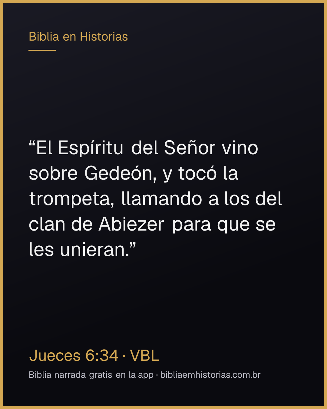 Imagen del versículo Jueces 6:34 para compartir