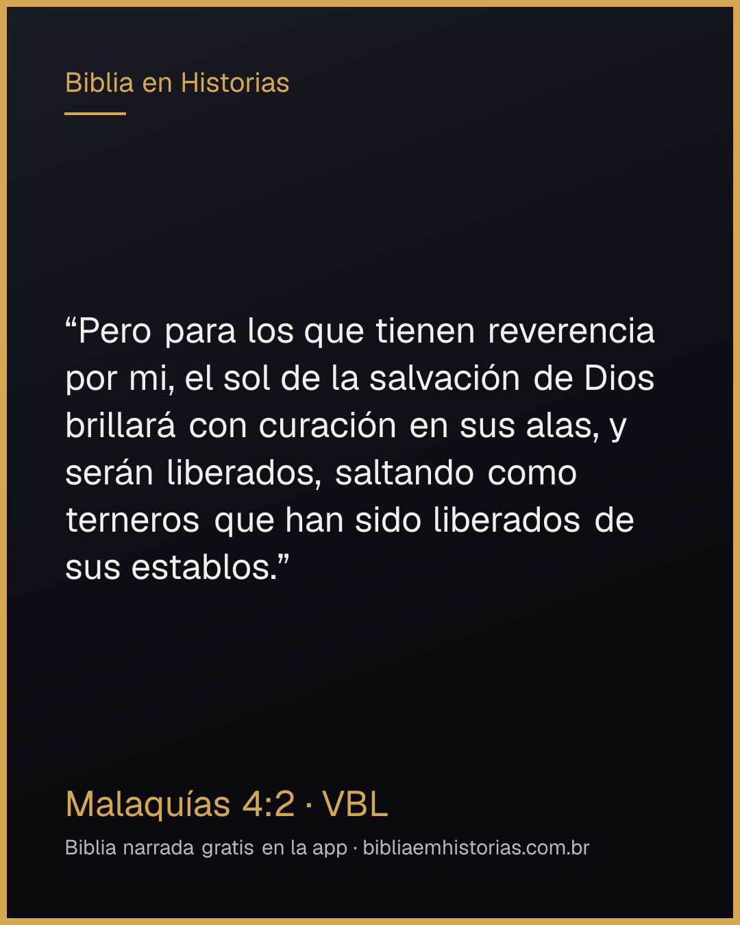 Imagen del versículo Malaquías 4:2 para compartir