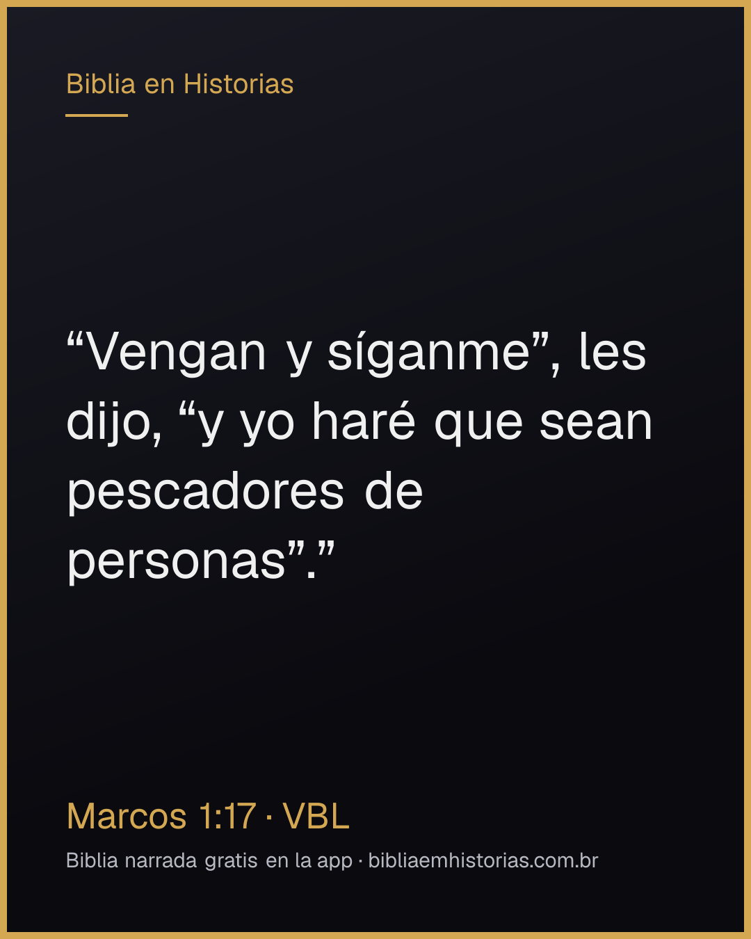 Imagen del versículo Marcos 1:17 para compartir