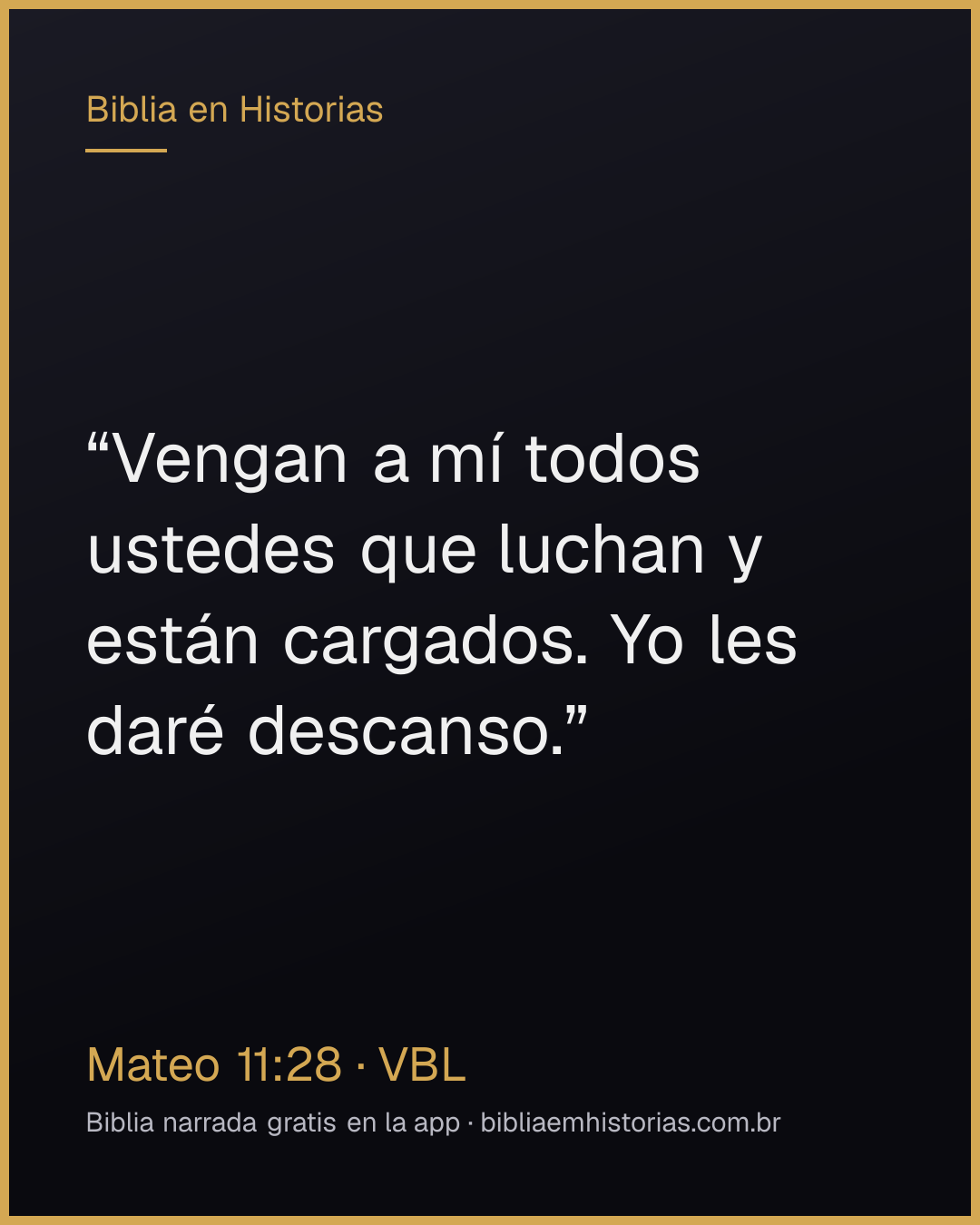 Imagen del versículo Mateo 11:28 para compartir