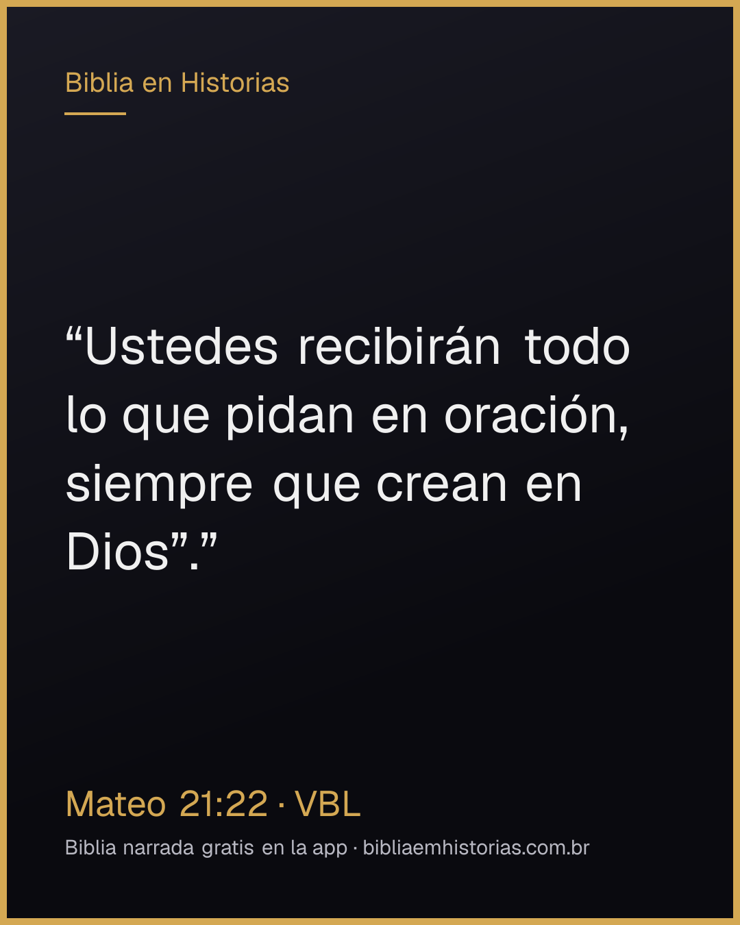 Imagen del versículo Mateo 21:22 para compartir