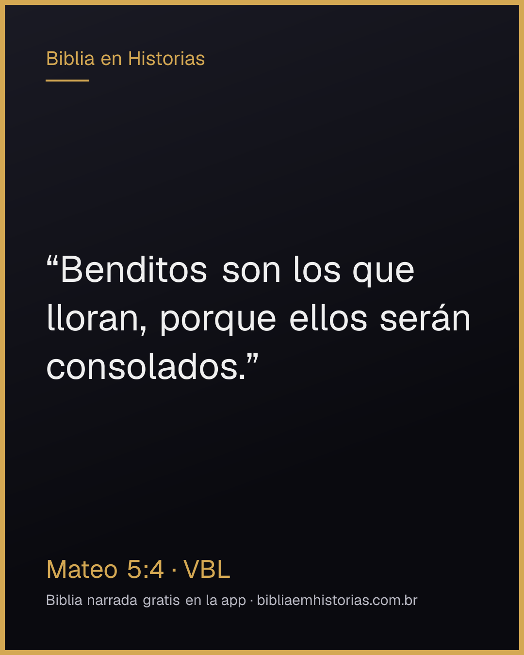 Imagen del versículo Mateo 5:4 para compartir