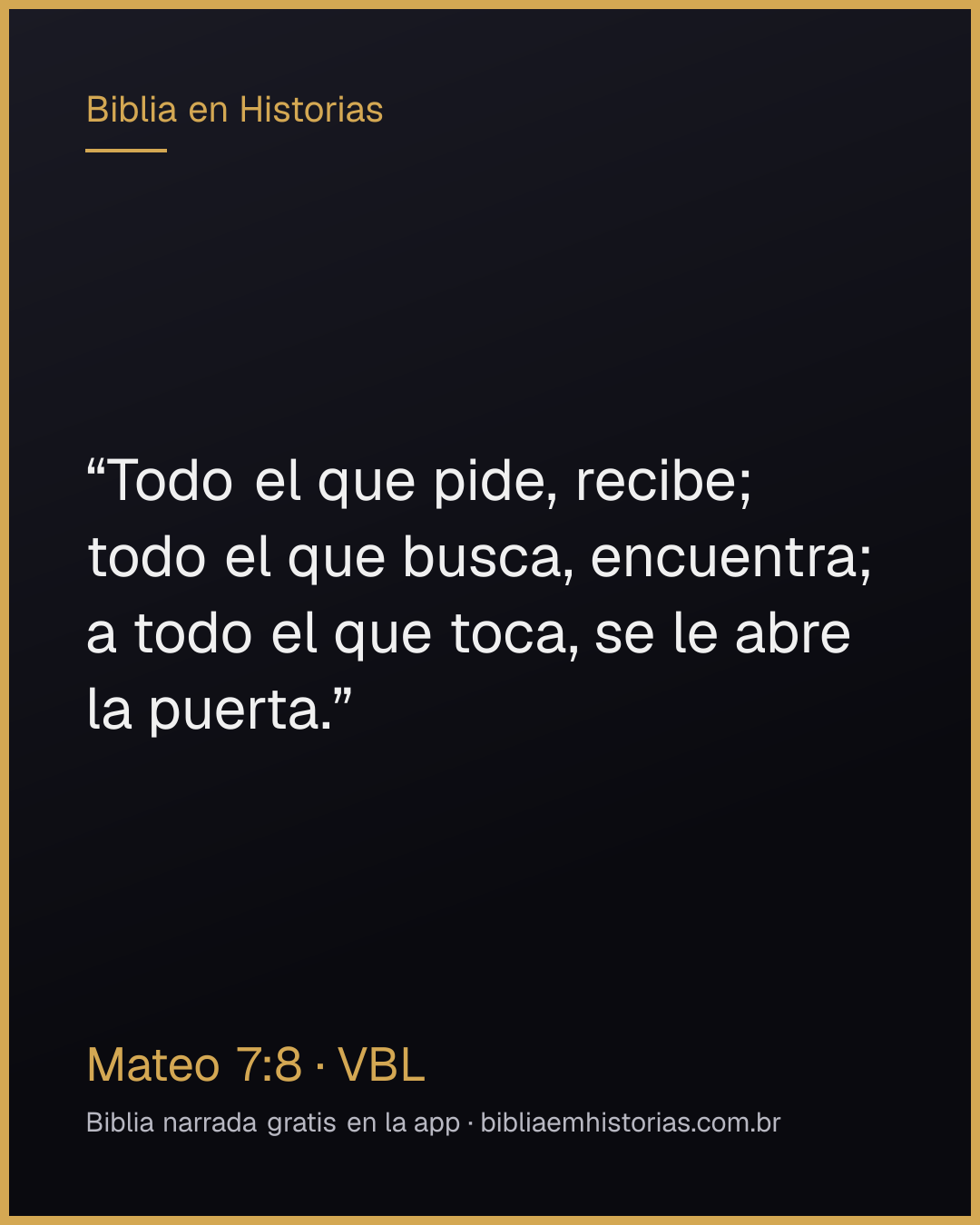 Imagen del versículo Mateo 7:8 para compartir