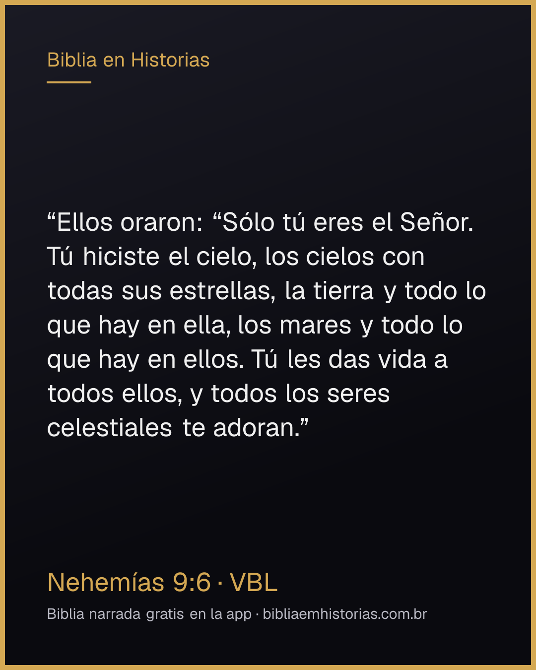 Imagen del versículo Nehemías 9:6 para compartir