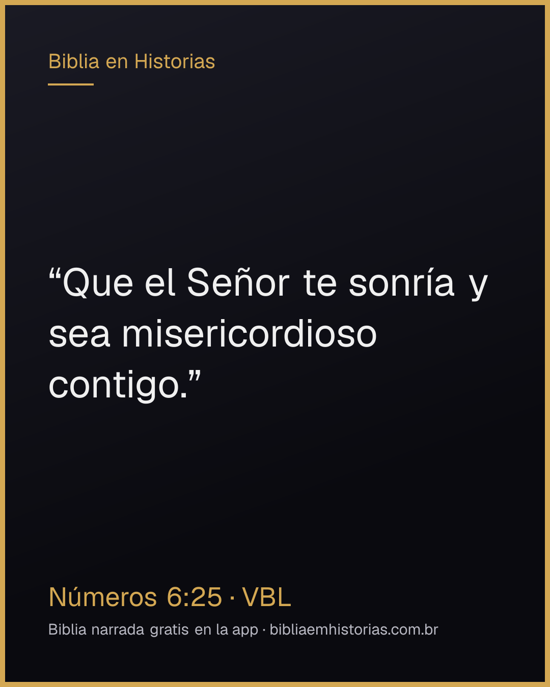 Imagen del versículo Números 6:25 para compartir