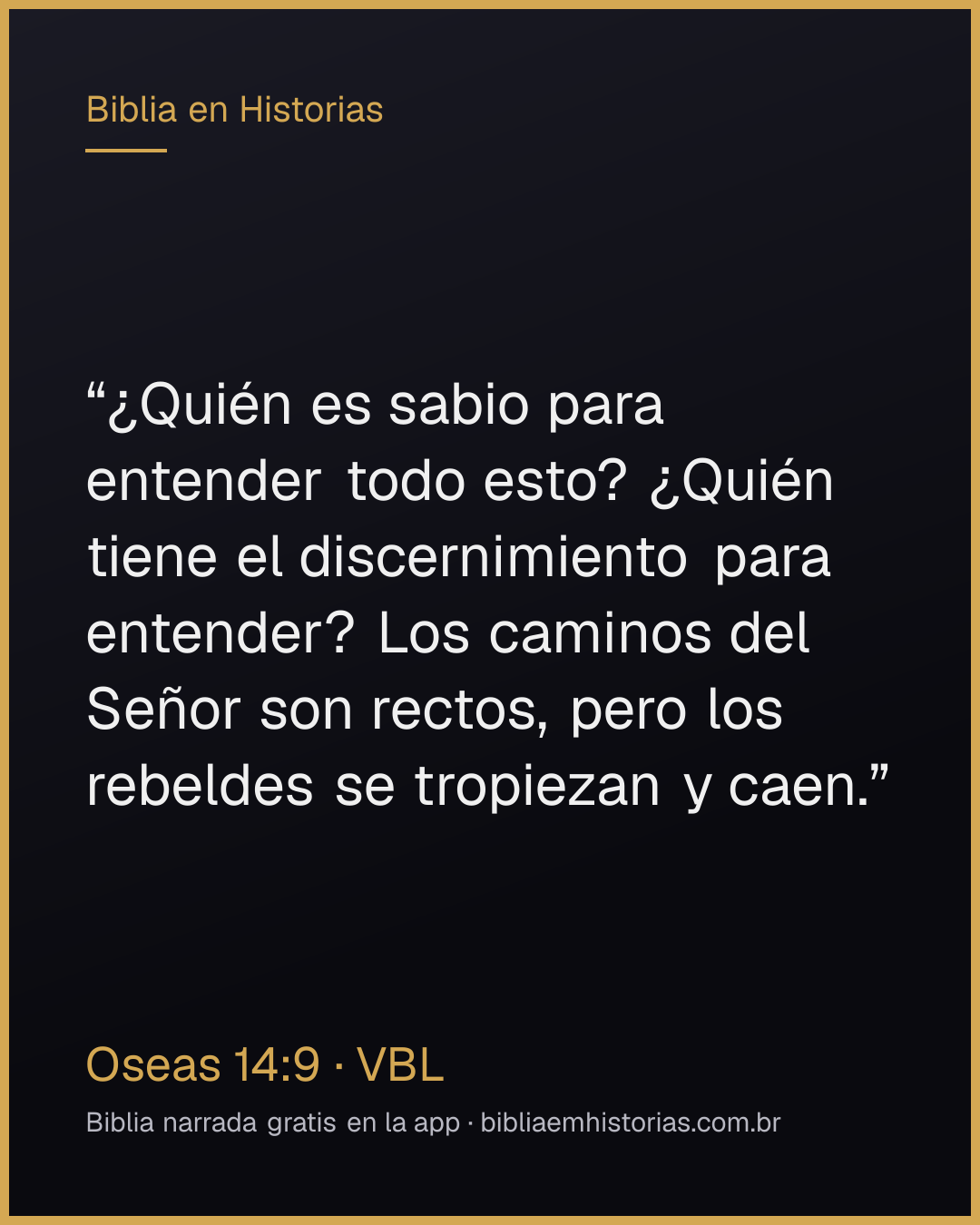 Imagen del versículo Oseas 14:9 para compartir