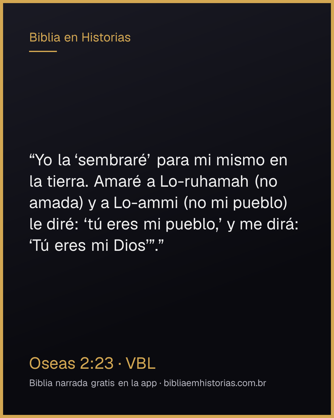 Imagen del versículo Oseas 2:23 para compartir