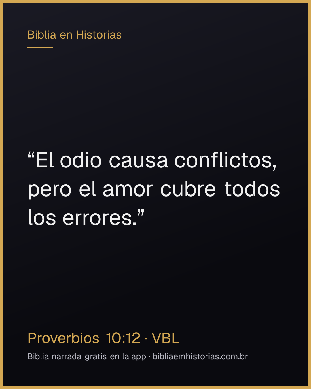 Imagen del versículo Proverbios 10:12 para compartir