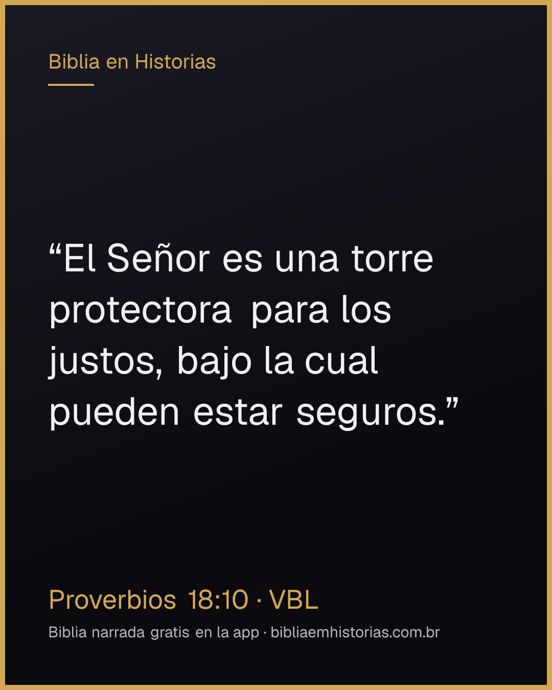 Imagen del versículo Proverbios 18:10 para compartir