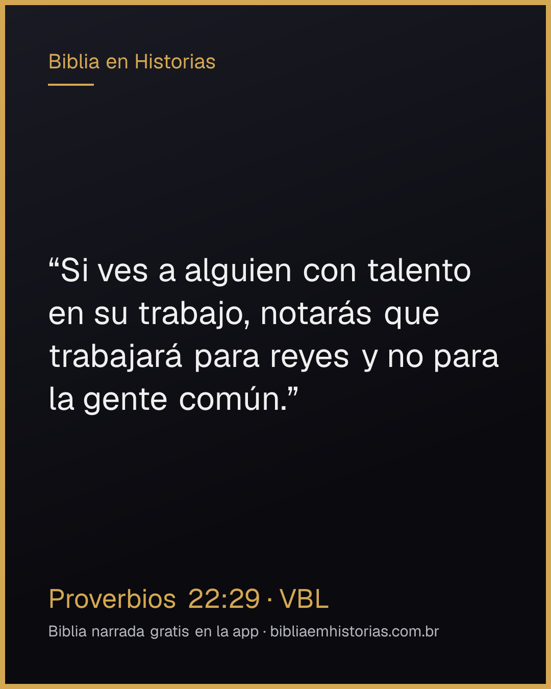Imagen del versículo Proverbios 22:29 para compartir