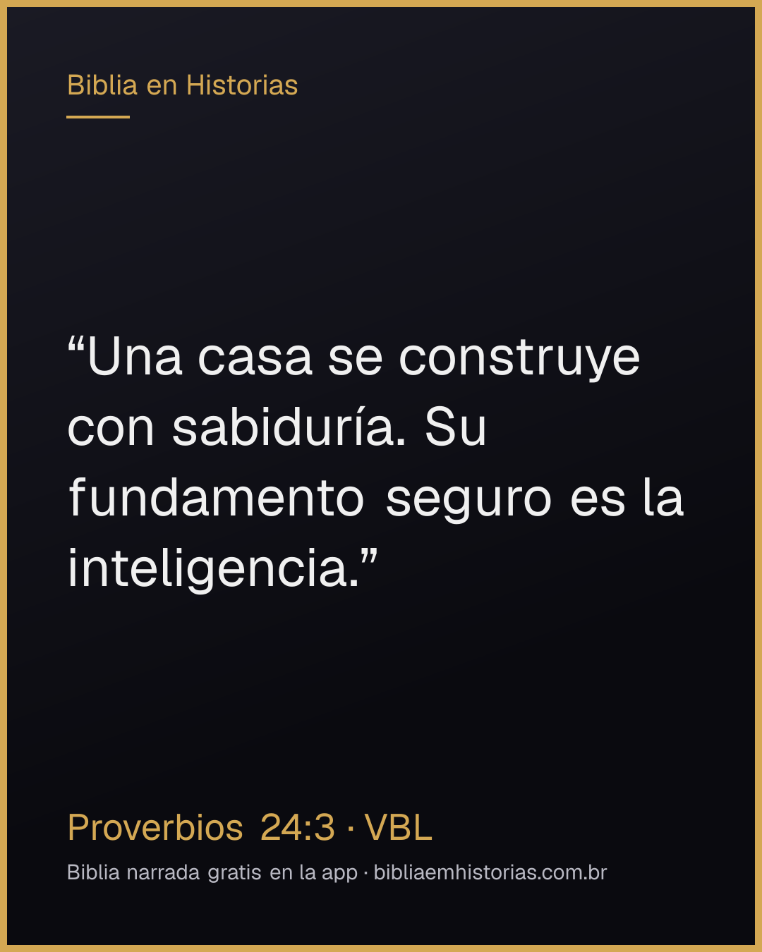 Imagen del versículo Proverbios 24:3 para compartir